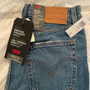 Levi’s Ribcage Straight Ankle Jean 30